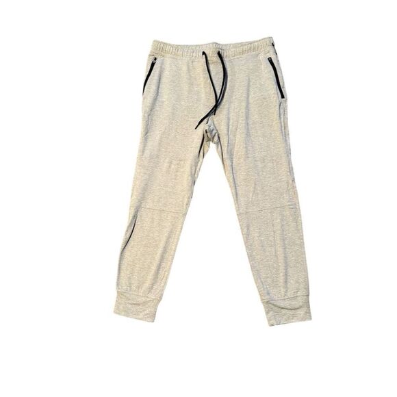American Eagle Men's Light Gray Joggers Size Large Casual Pants - Very soft/cozy - Picture 1 of 10